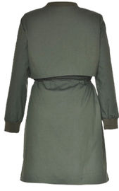 Long Length Thin Cool Womens Coats Street Style Waist String Fasten