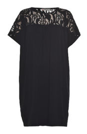 Casual Style Ladies Plus Size Dresses With Round Neck; Long Blouse Viscose Material