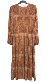 100% Rayon Material Custom Womens Dresses / Ladies Casual Beach Dresses